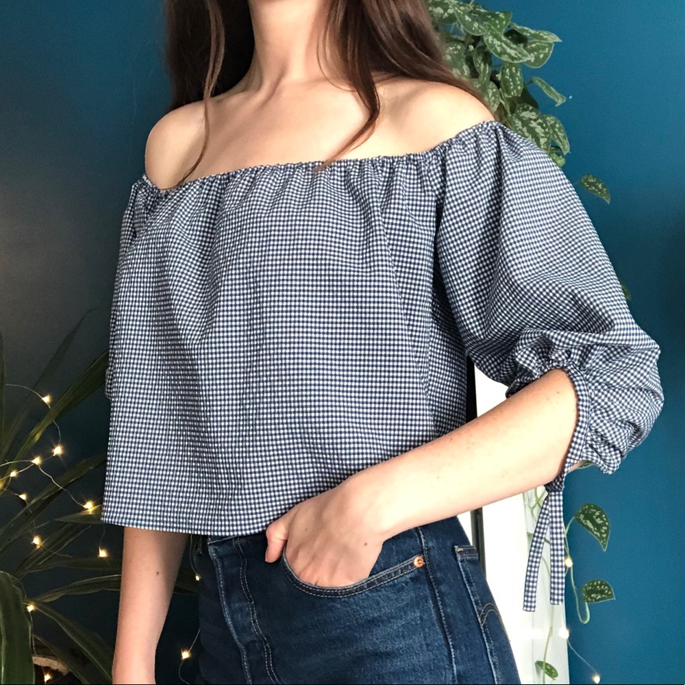 Zara off the shoulder top